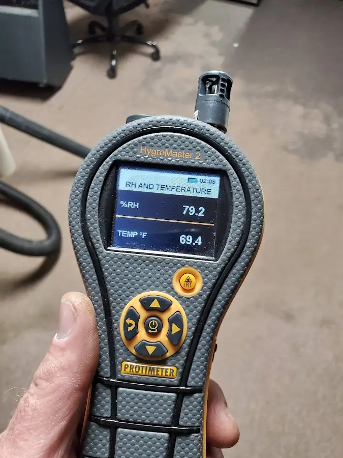 Moisture meter humidity assessment for Fire & Smoke Damage Restoration in Altamonte Springs