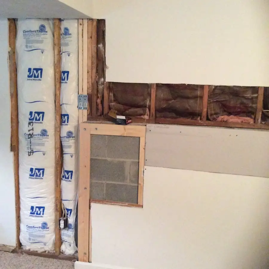 Wall insulation replacement during Contents Cleaning & Restoration in Altamonte Springs